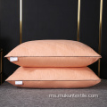 Custom Pink Custom Leher membuang bantal 50 * 70cm